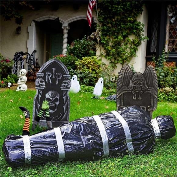 Halloween Decorations Corpse Dead Victim Props 60 inch Hanging Dead Body - Picture 1 of 7